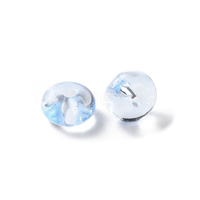 Baking Paint Transparent Glass Beads DGLA-S116-01I-1