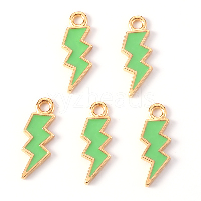 Alloy Enamel Pendants ENAM-N054-025G-1