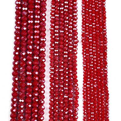 Electroplate Glass Beads Strands LS-EGLA-A044-P4mm-A15-1