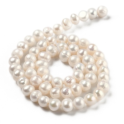 Natural Cultured Freshwater Pearl Beads Strands PEAR-L033-05C-1