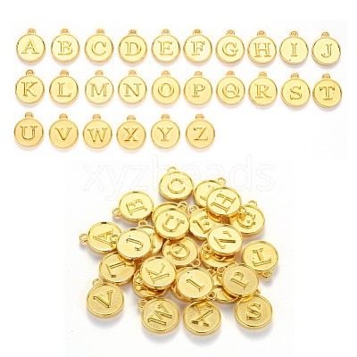 Alloy Pendant Cabochon Settings For Enamel PALLOY-YW0001-10KCG-1
