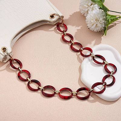 Handmade Imitation Gemstone Style Link Chains AJEW-J034-01C-1