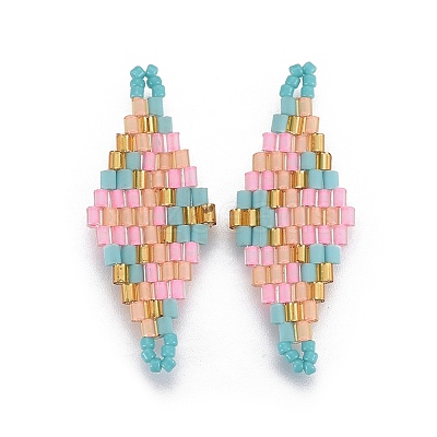 MIYUKI & TOHO Handmade Japanese Seed Beads Links SEED-E004-I14-1