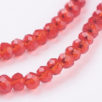 Transparent Glass Beads Strands GLAA-R135-2mm-17-1