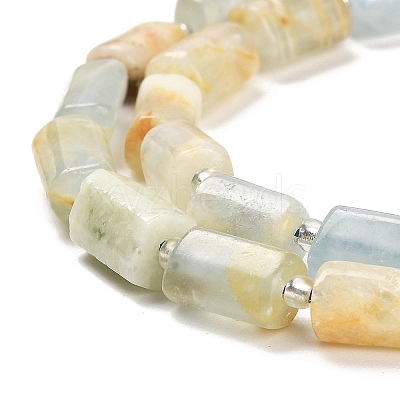 Natural Blue Calcite Beads Strands G-G068-A28-01-1