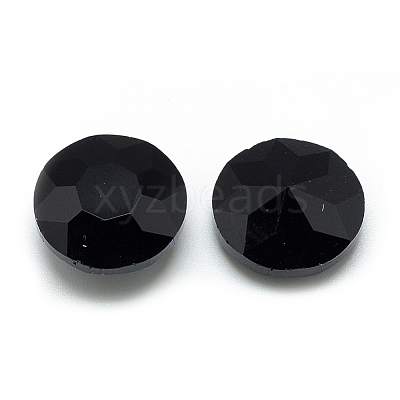 Pointed Back Glass Rhinestone Cabochons RGLA-T029-10mm-23-1