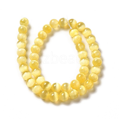 Natural Selenite Beads Strands G-P493-01F-1