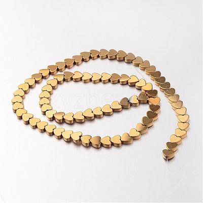 Electroplate Non-magnetic Synthetic Hematite Bead Strands G-F300-23C-03-1