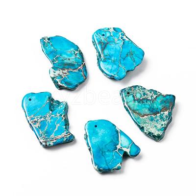 Natural Regalite/Imperial Jasper/Sea Sediment Jasper Pendants G-F590-08F-1