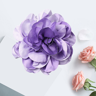 Multi Petal Flower Cloth Brooches JEWB-CN0001-14A-1