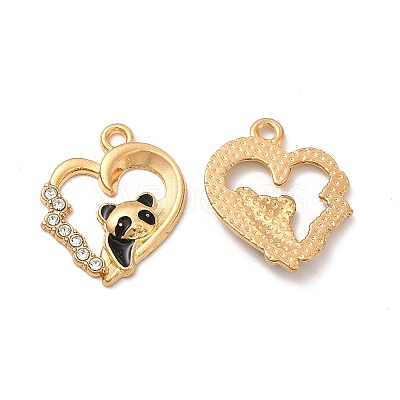 Alloy Enamel Pendants FIND-G048-40KCG-1