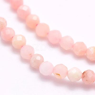 Natural Pink Opal Beads Strands G-F509-05-4mm-1