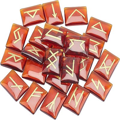 Imitation Jade Glass Cabochons GLAA-NB0001-23-1