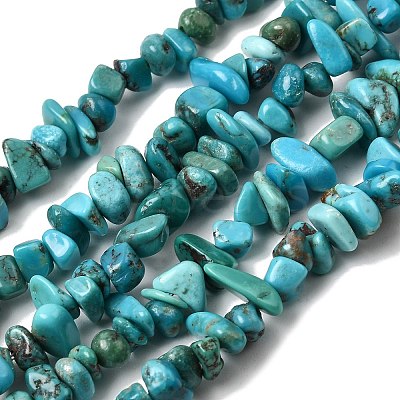 Natural HuBei Turquoise Bead Strands G-H345-A01-06-1