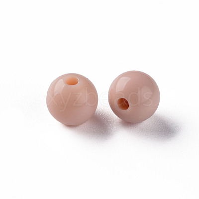 Opaque Acrylic Beads MACR-S370-C8mm-34-1