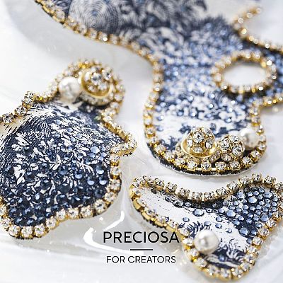 Preciosa® MAXIMA Crystal Round Stones Y-PRC-RBSS8-00030-266-1