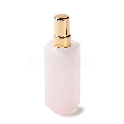Natural Rose Quartz Perfume Bottle G-B131-04B-01-1