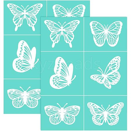 Self-Adhesive Silk Screen Printing Stencil DIY-WH0173-021-D-1