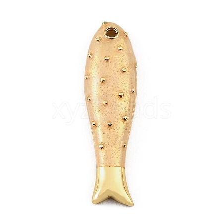Brass Enamel Pendants KK-CBAF17A-06G-06-1