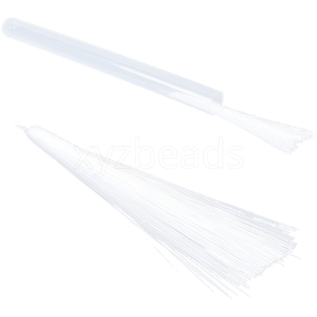 250Pcs Plastic Simulated Animal Whiskers for Crafts Needle Felting DIY-WH20050-10-1