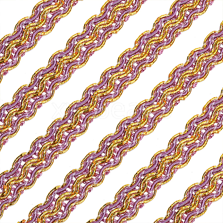 Polyester Wavy Ribbons OCOR-WH0060-73D-1