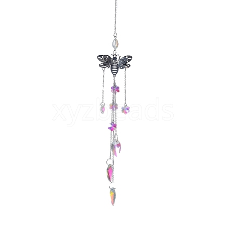 Crystal Glass Sun Catcher Pendant PW-WG78B79-01-1