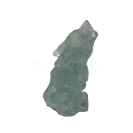 Resin Wolf Display Decoration PW-WG87335-21-1