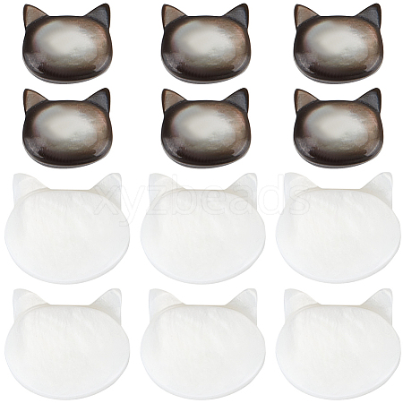 12Pcs 2 Styles Natural Mixed Shell Beads SSHEL-BBC0001-03-1