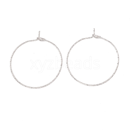 316 Surgical Stainless Steel Hoop Earrings Findings STAS-D183-02P-02-1