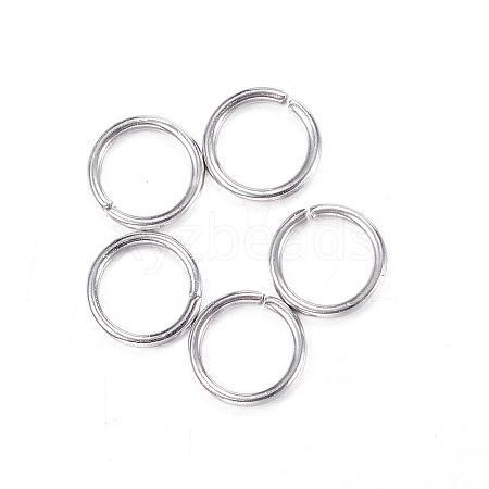 Tarnish Resistant 304 Stainless Steel Jump Rings STAS-N0014-71P-7mm-1