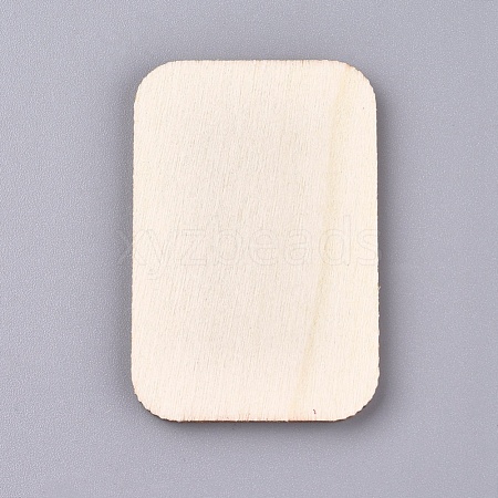 Poplar Wood Cabochon WOOD-E011-03-1