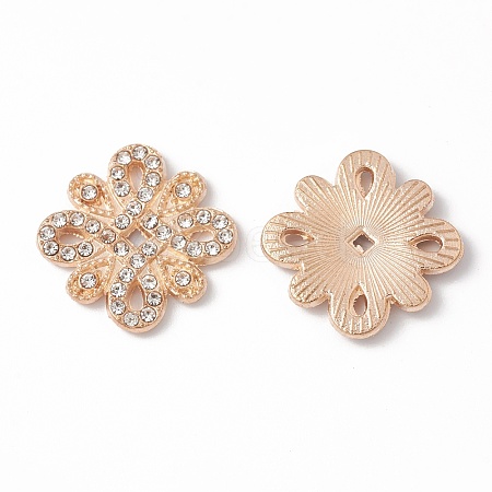 Alloy Rhinestone Cabochons DIY-B063-05LG-1