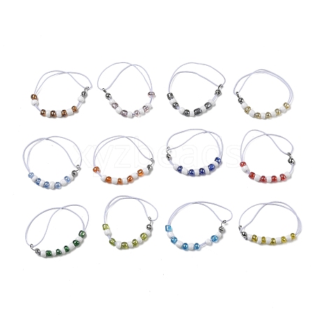 12Pcs Glas Seed Locking Stitch Markers HJEW-CA00014-1