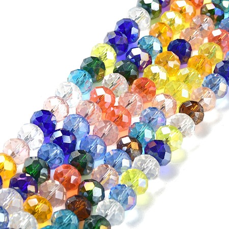 Glass Beads Strands EGLA-A034-M10mm-61-1