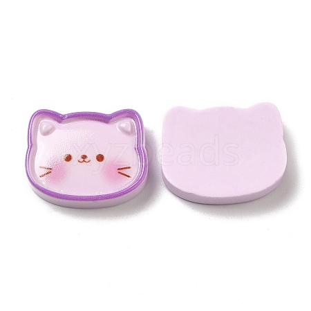 Cute Cartoon Animal Opaque Resin Cabochons LS-RESI-C034-05E-1
