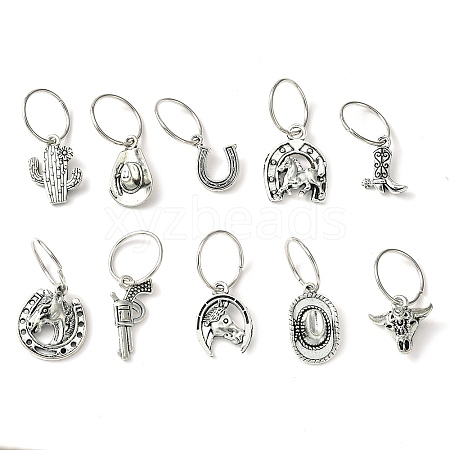 West Cowboy Theme Tibetan Style Alloy Pendants PALLOY-JF02509-1