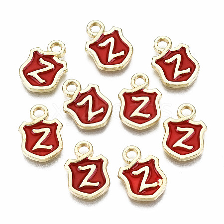 Alloy Enamel Charms ENAM-T012-03Z-RS-1