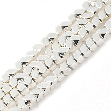 Electroplated Synthetic Non-Magnetic Hematite Beads Strands G-U003-08-1