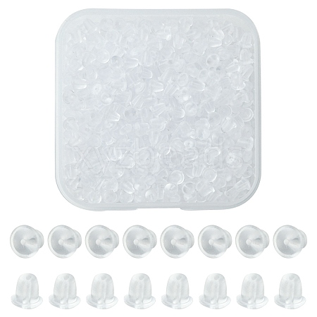 600Pcs Plastic Bell Ear Nuts FIND-FS0001-83-1