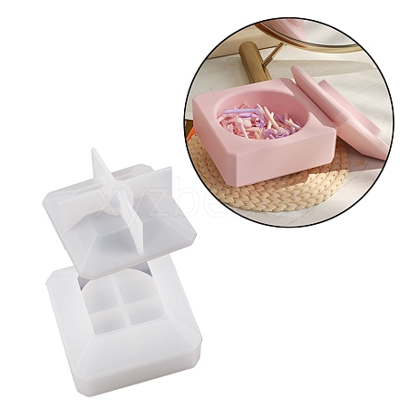 DIY Square Candle Holder Silicone Molds SIMO-C005-01A-1