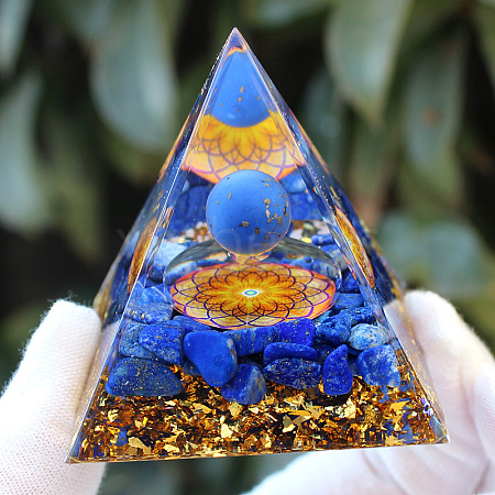 Orgonite Pyramid Resin Energy Generators PW-WG94568-10-1