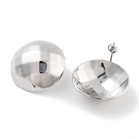 304 Stainless Steel Stud Earrings for Women EJEW-K283-02P-1