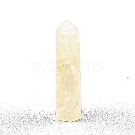 Point Tower Natural Citrine Home Display Decoration PW-WG04107-09-1