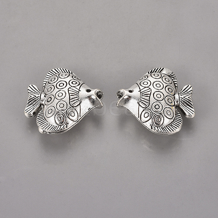 Tibetan Style Alloy Beads ED08Y-1