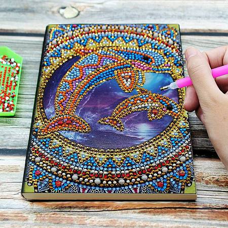 Fish DIY Diamond Painting Notebook Kits PW-WG8D6DD-01-1