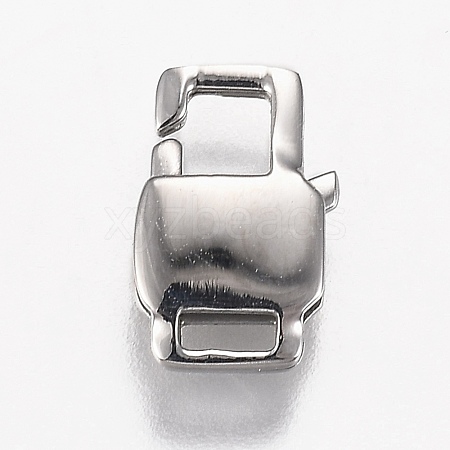 Tarnish Resistant Polished 316 Surgical Stainless Steel Lobster Claw Clasps STAS-Z013-07A-1