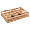 24-Hole Bamboo Glass Holder Display Racks ODIS-WH0061-08A-1