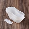 Bathtub-shaped Soap Dish Food Grade Silicone Molds DIY-D074-03-3