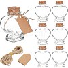 DIY Heart Shape Transparent Glass Bottles Kits AJEW-BC0006-04-1