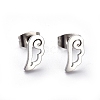 304 Stainless Steel Stud Earrings EJEW-H368-37P-1